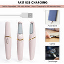 Lixador de Pé Elétrico - Esfoliador Tira Calos Pedicure Portátil Marisa Lixa Elimina Calo Portátil Usb Pilha