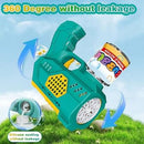 Arminha De Fazer Bolha De sabão Maquina Bubblee Rosa Verde