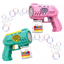 Arminha De Fazer Bolha De sabão Maquina Bubblee Rosa Verde