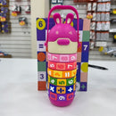 Garrafa De Água Infantil Interativa Educacional Co Números E Contas Garrafa Interativa De Contas Giratórias 360° 520ml