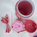 Garrafa De Água Infantil Interativa Educacional Co Números E Contas Garrafa Interativa De Contas Giratórias 360° 520ml